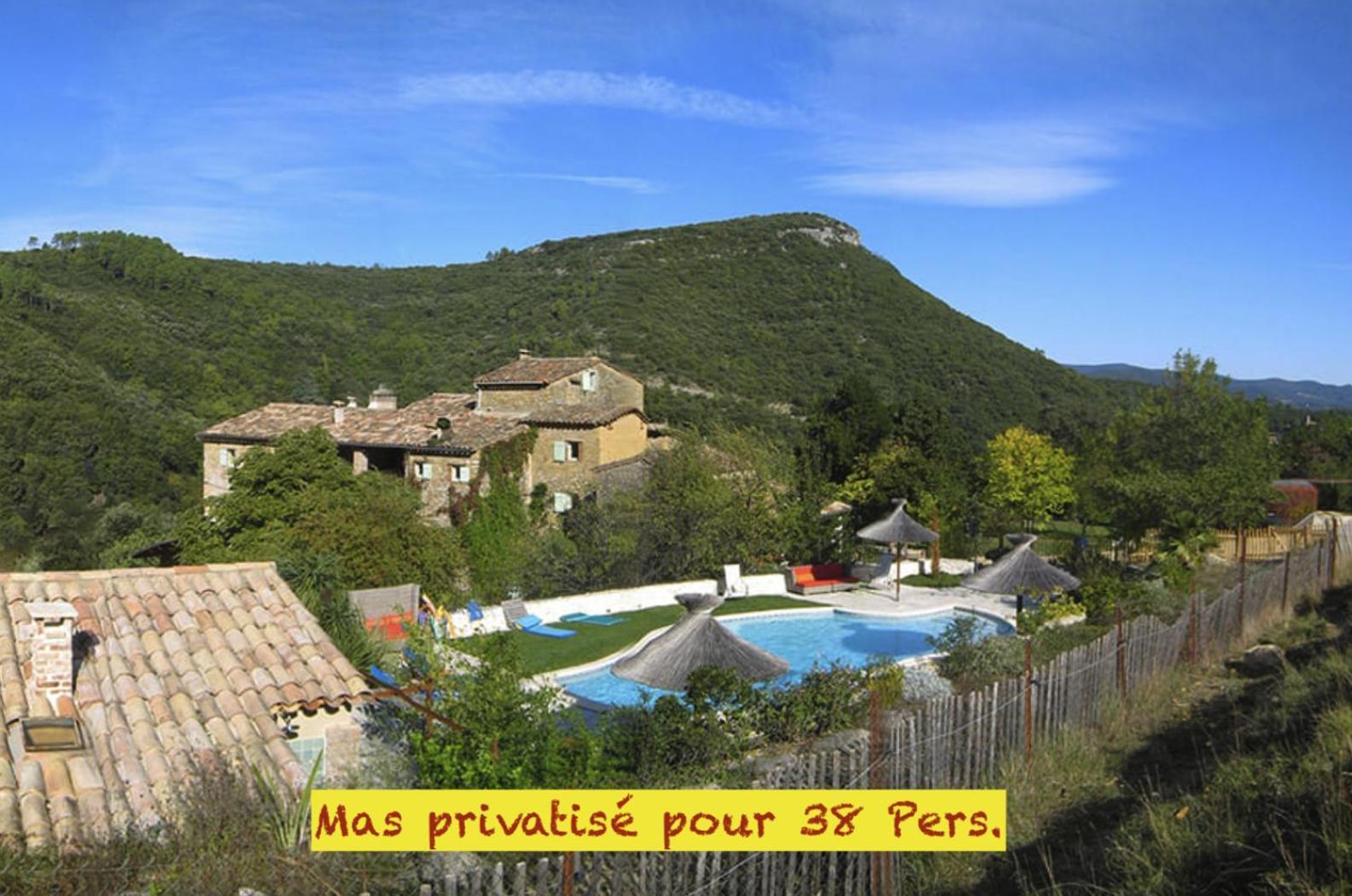 Villa Mas Suéjol Anduze Exterior foto